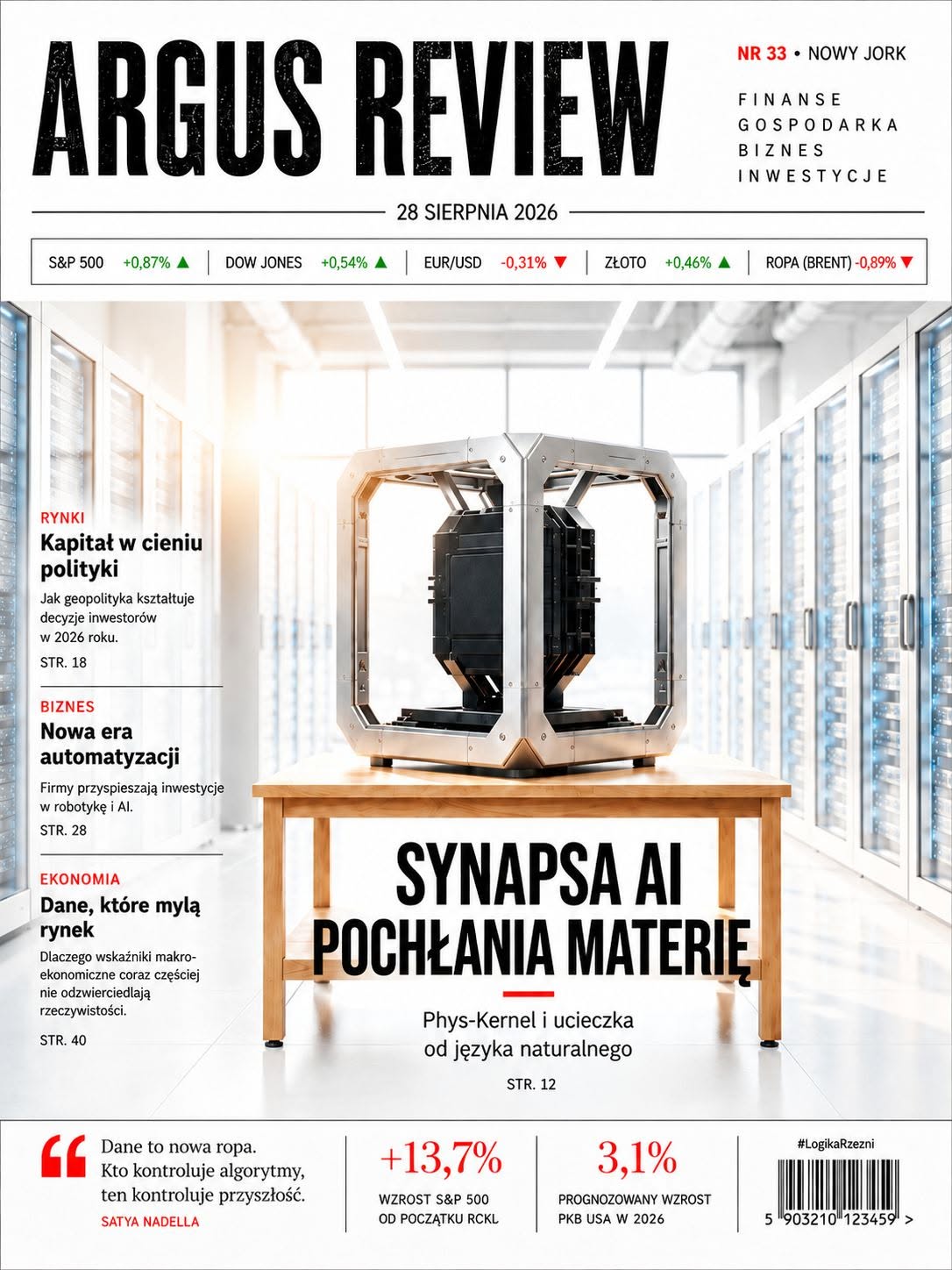KONIEC SŁÓW. SYNAPSA AI POCHŁANIA WARSTWĘ FIZYCZNĄ.
