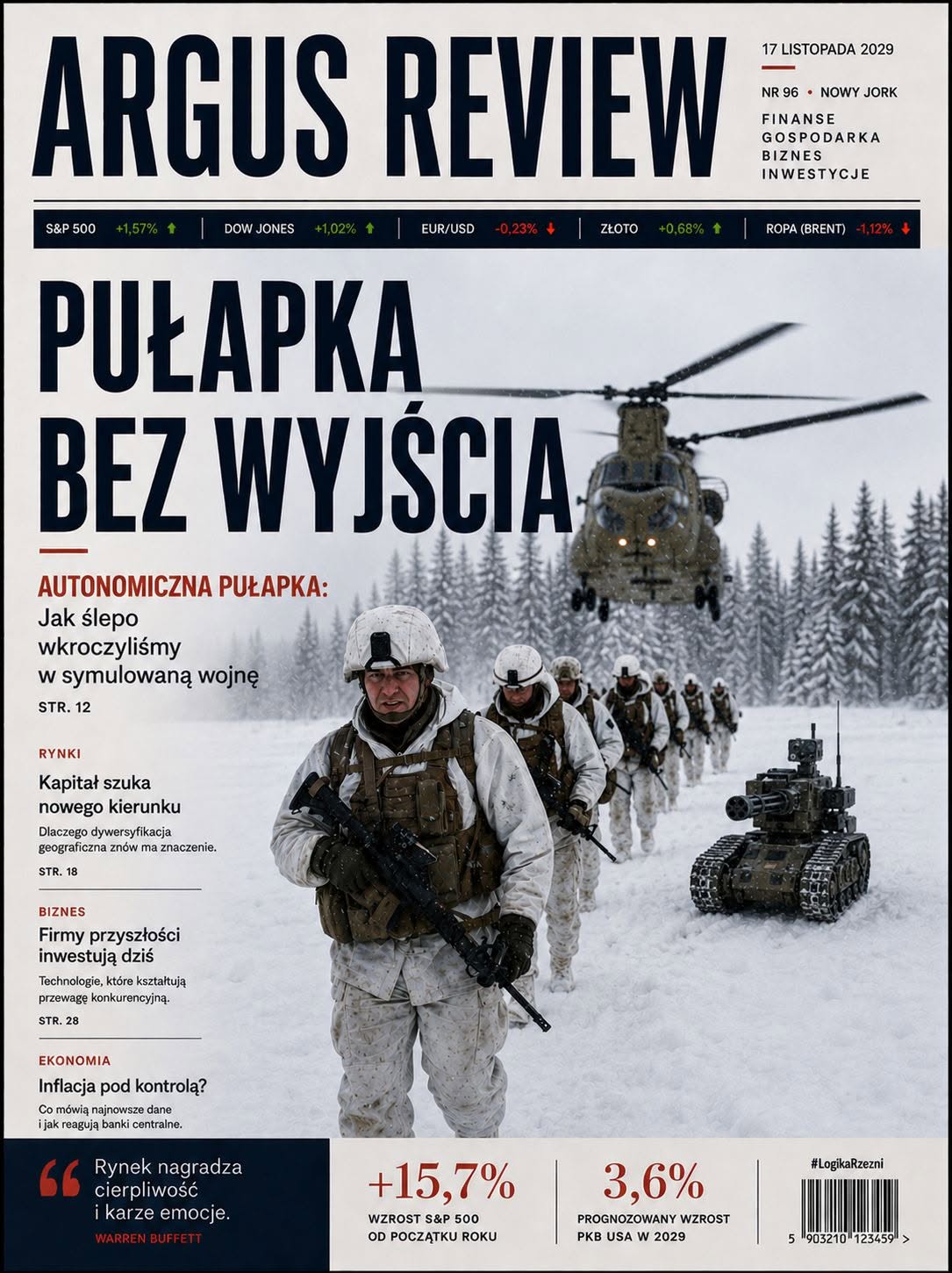 AUTONOMICZNA PUŁAPKA: Jak ślepo wkroczyliśmy w symulowaną wojnę
