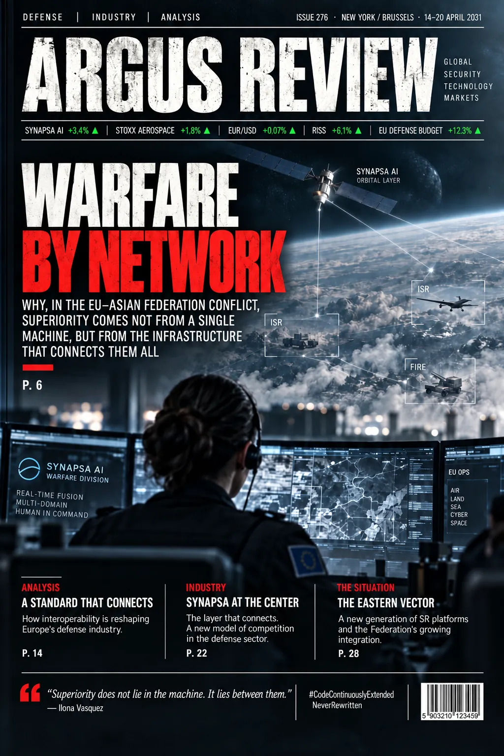 ARGUS REVIEW — WAR IS NO LONGER A MATTER OF PLATFORMS